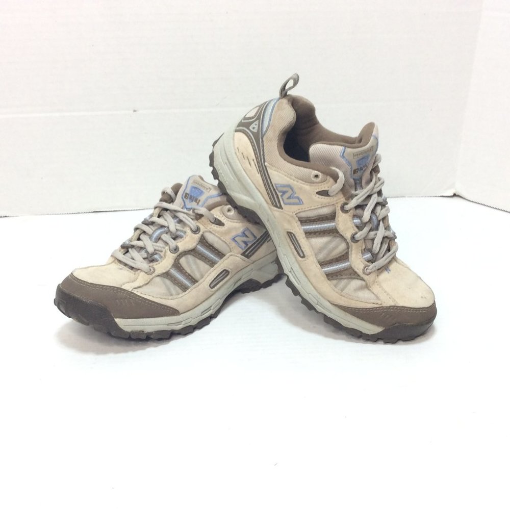 NEW BALANCE 644 Women's 6.5 Tan Brown Hiking Walking Trail Suede Shoes Utility